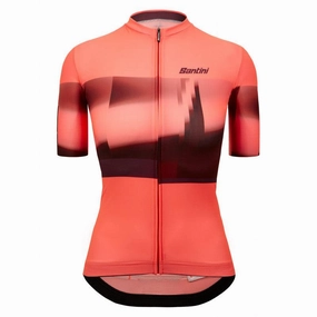 Santini Mirage Women's Cycling Jersey (Granatina)