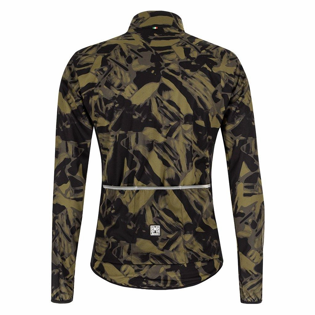 Santini Nebula Gravel Wind Jacket (Military Green)