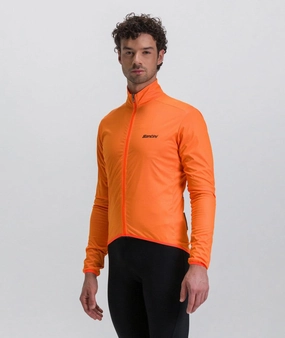 Santini Nebula Wind Jacket (Fluoroscent Orange)