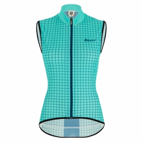 Santini Nebula Women's Vest (Aqua)