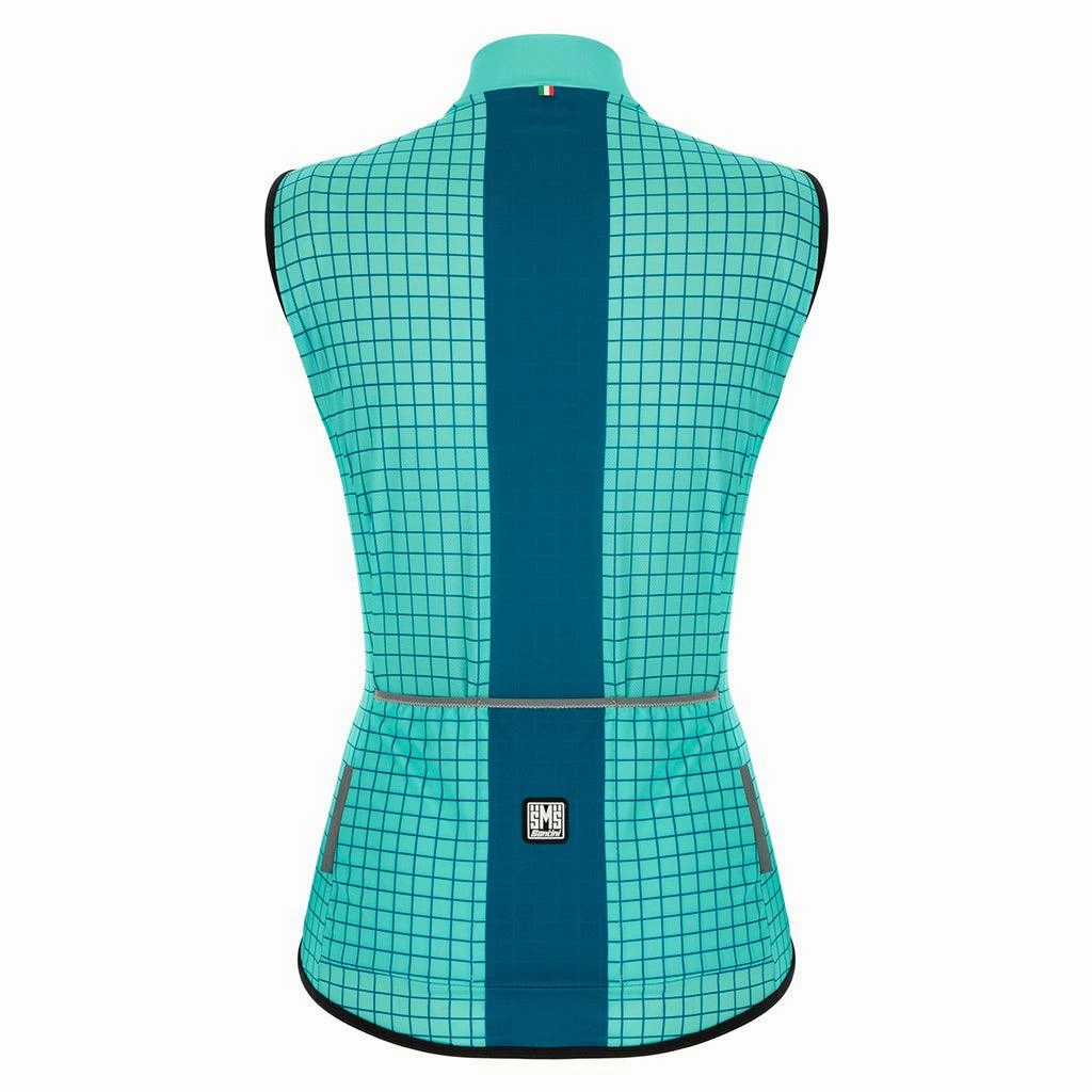 Santini Nebula Women's Vest (Aqua)