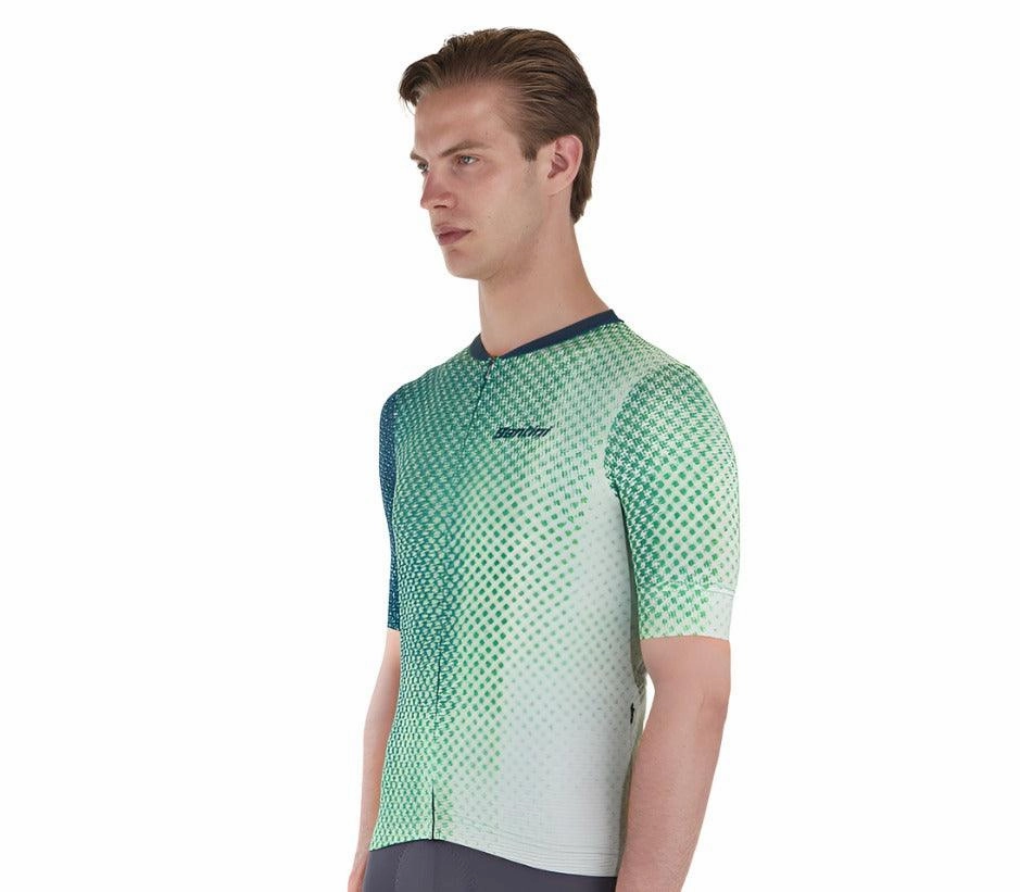 Santini Paws Form Men's Cycling Jersey (Green)