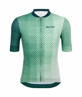 Santini Paws Form Men's Cycling Jersey (Green)