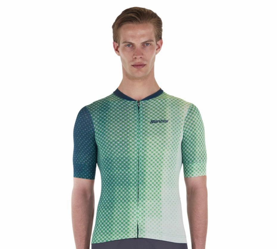 Santini Paws Form Men's Cycling Jersey (Green)