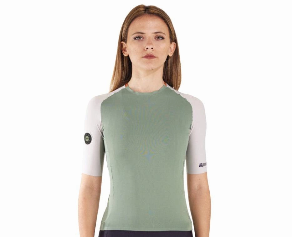Santini Pelle Unisex Cycling Jersey (Green)