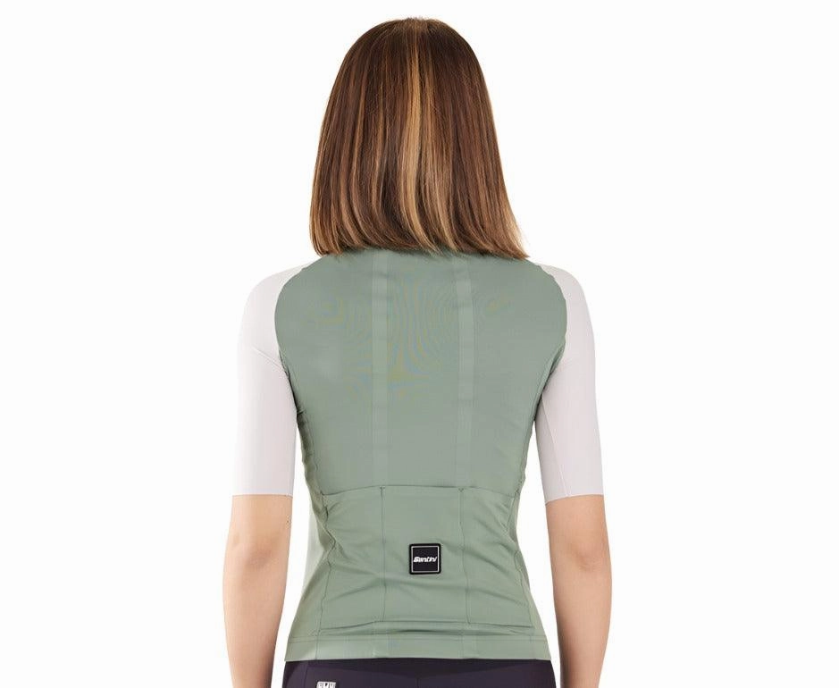 Santini Pelle Unisex Cycling Jersey (Green)