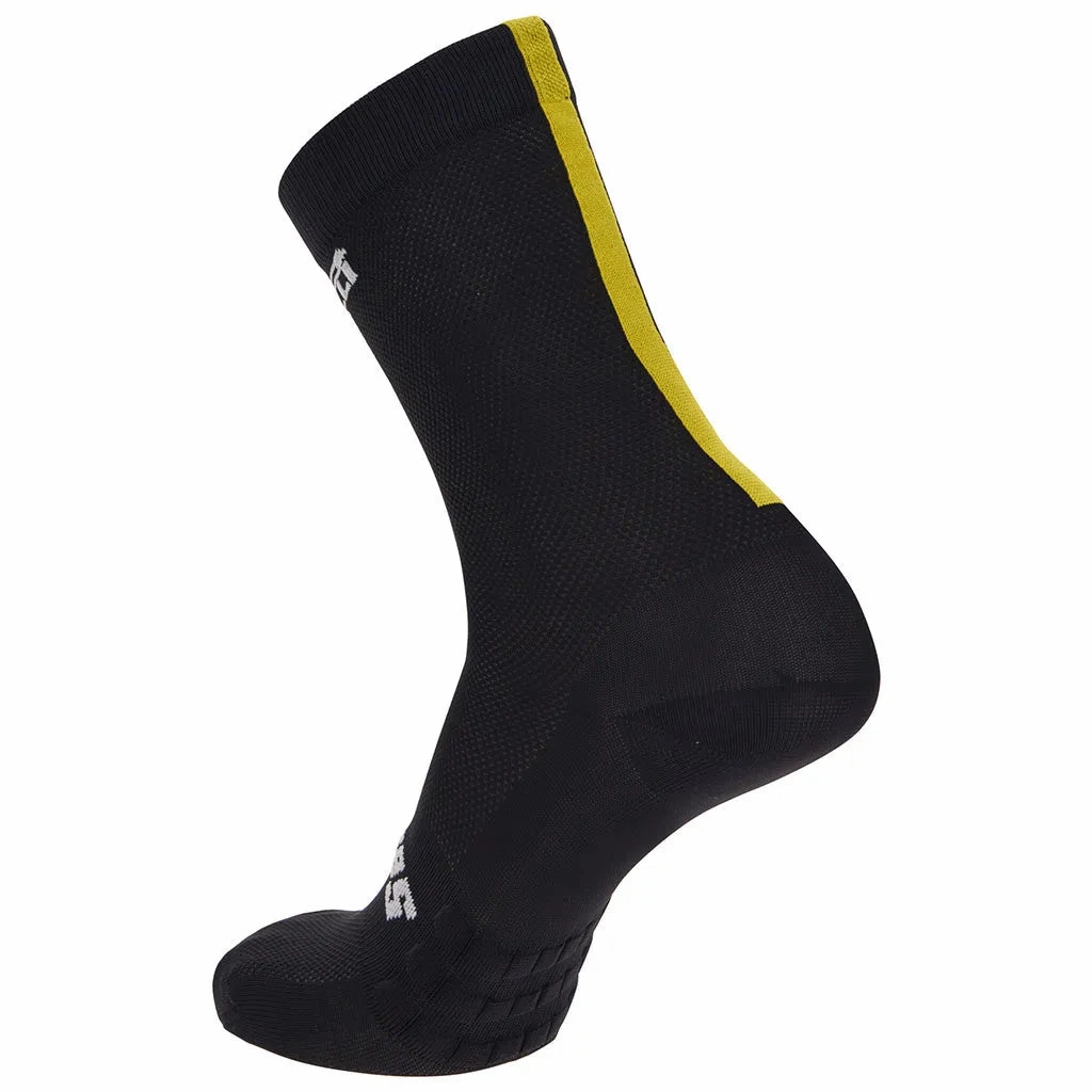 Santini Pirelli Club Unisex Cycling Socks (Black)