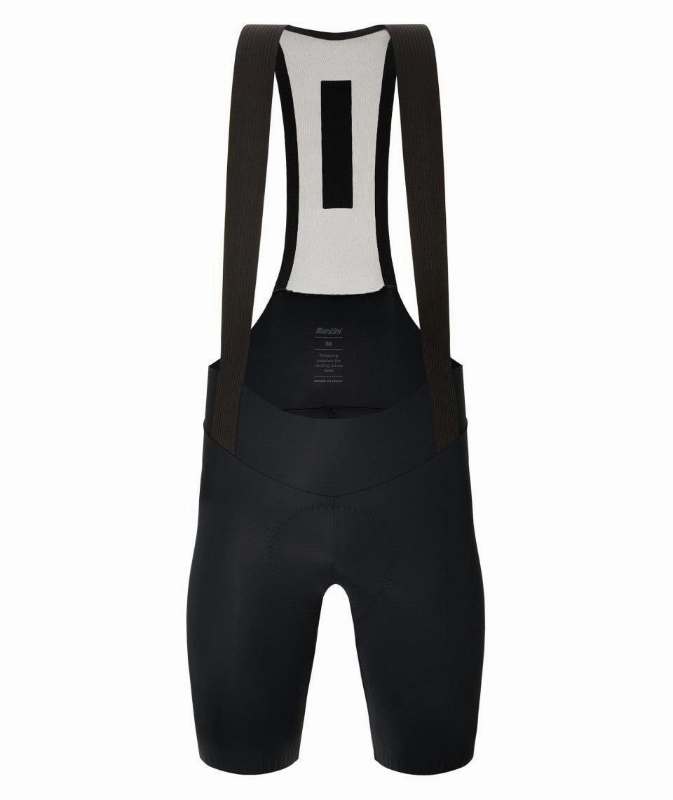 Santini Plush Men's Cycling Bibshorts (Black)