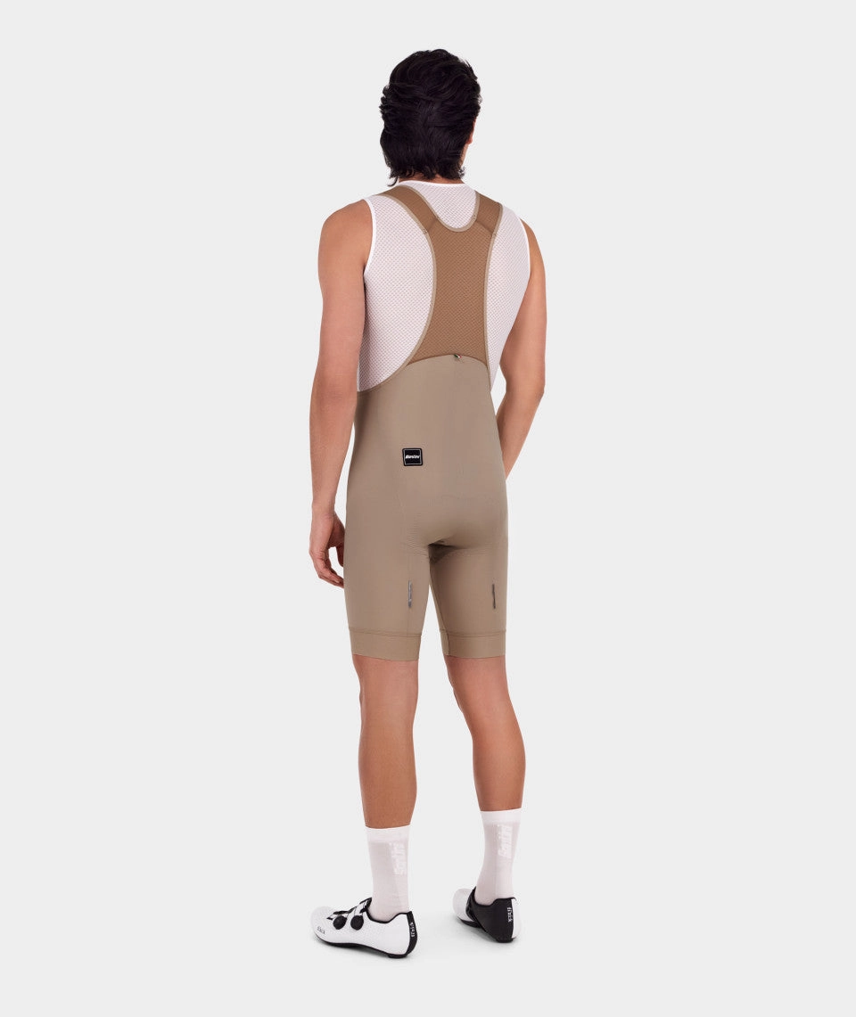 Santini Ready To Ride Men's Cycling Bibshorts (Cappuccino)