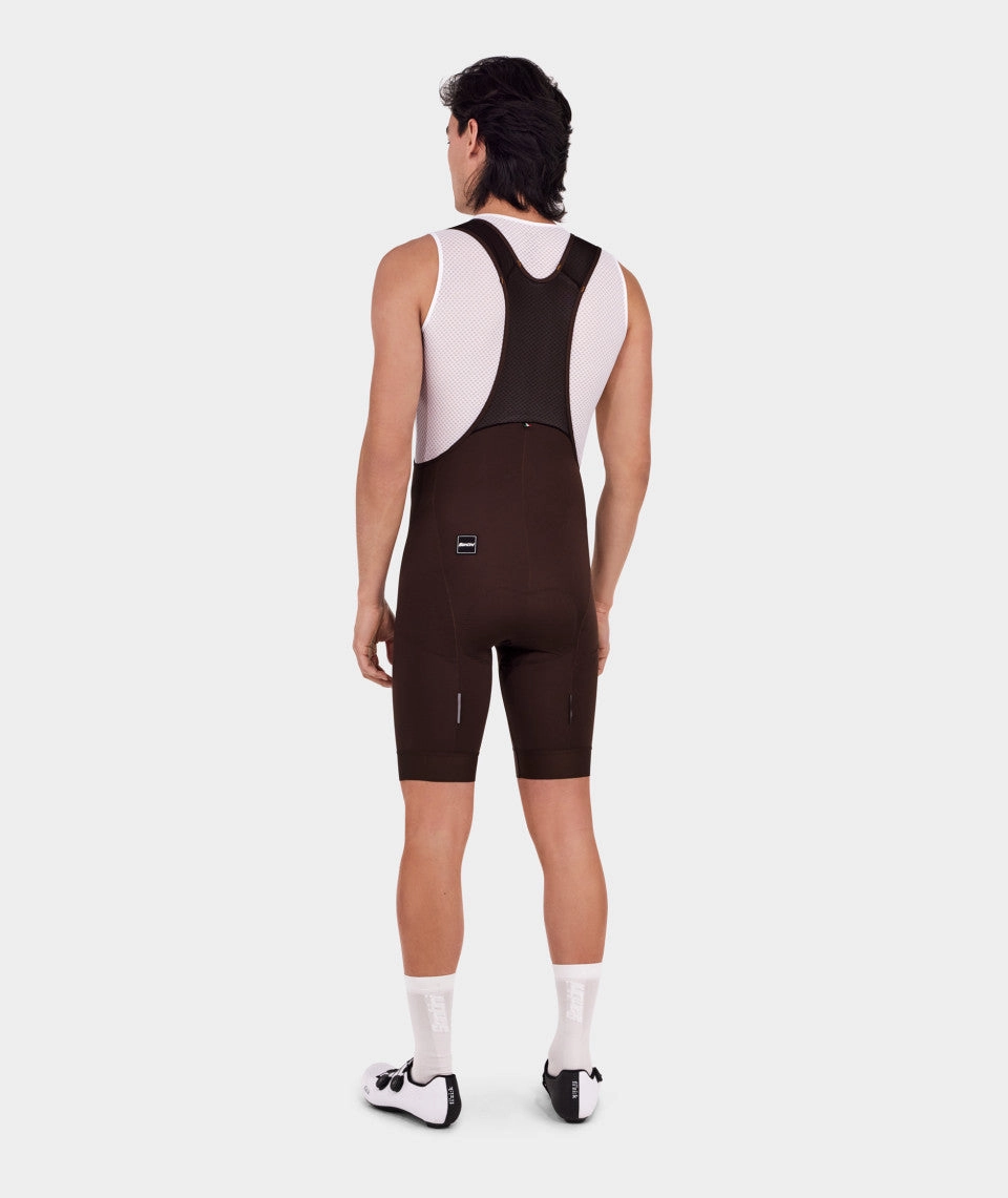 Santini Ready To Ride Men's Cycling Bibshorts (Chocolate)