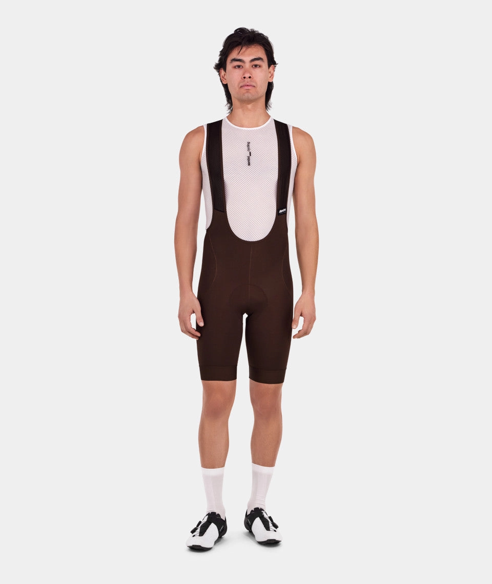 Santini Ready To Ride Men's Cycling Bibshorts (Chocolate)