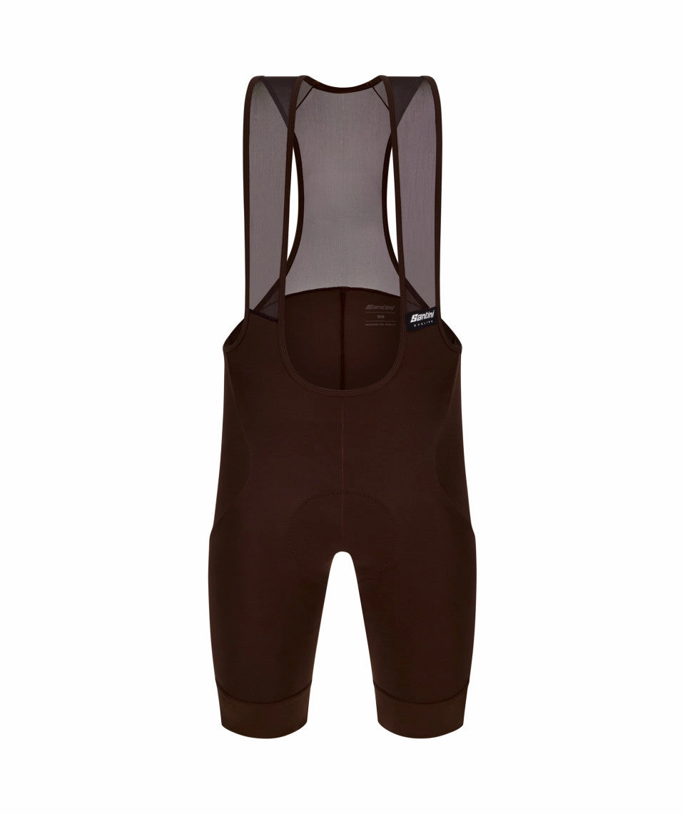 Santini Ready To Ride Men's Cycling Bibshorts (Chocolate)