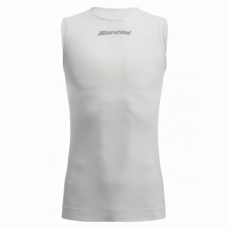 Santini Rete Mens Cycling Baselayer (White)