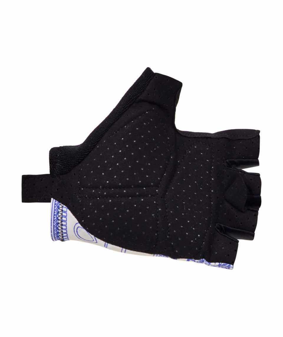 Santini TDF Arrivee Arc De Triomphe Unisex Cycling Gloves (Print)