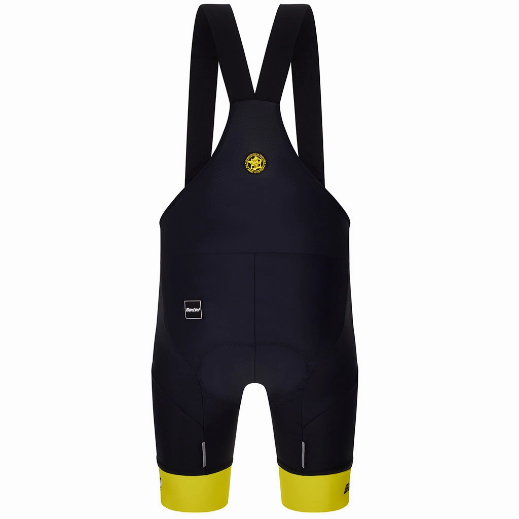 Santini TDF GC Leader Men's Cycling Bibshorts (Black)