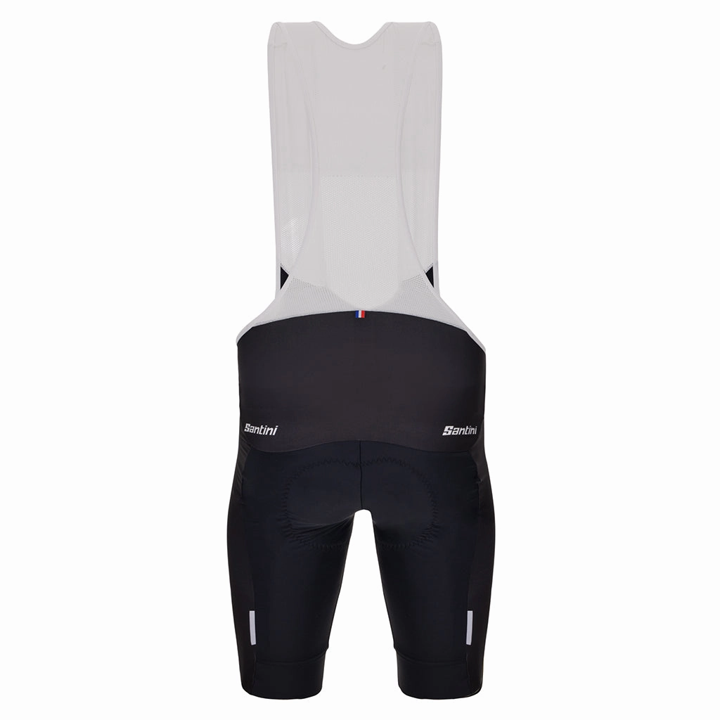 Santini TDF KOM Leader Men's Cycling Bibshorts (Black/Polka)