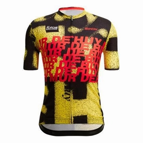 Santini TDF Mur De Huy Men's Cycling Jersey (Print)