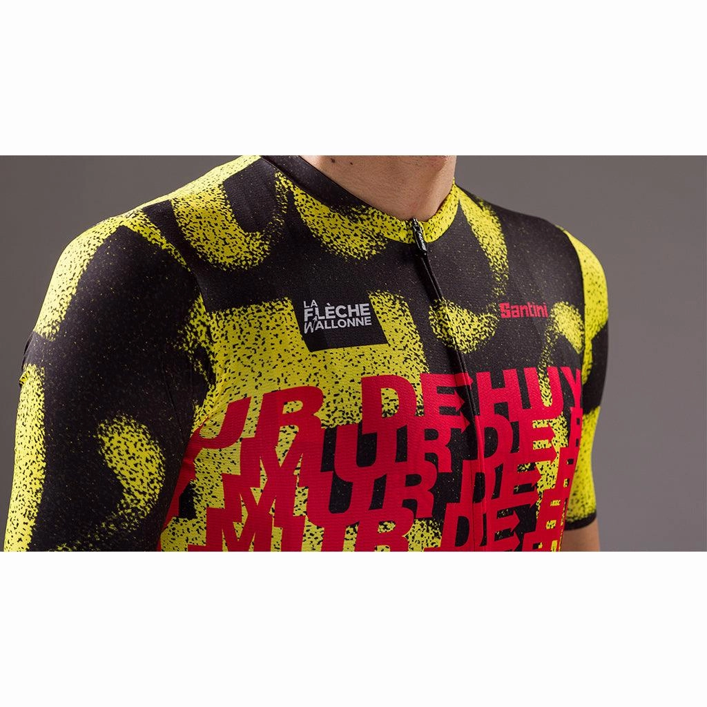 Santini TDF Mur De Huy Men's Cycling Jersey (Print)