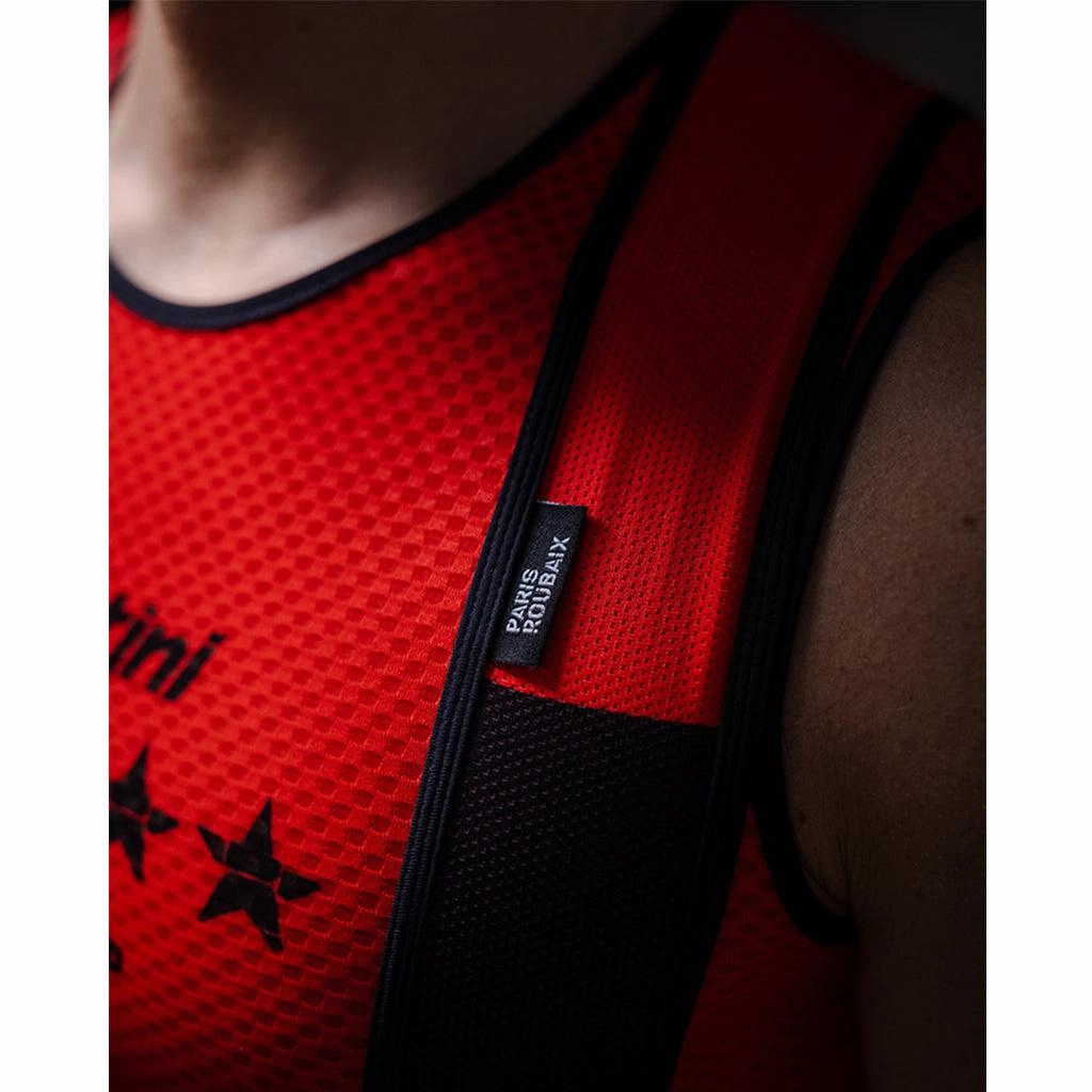 Santini TDF Parigi Roubaix Mens Cycling Bibshorts (Black)