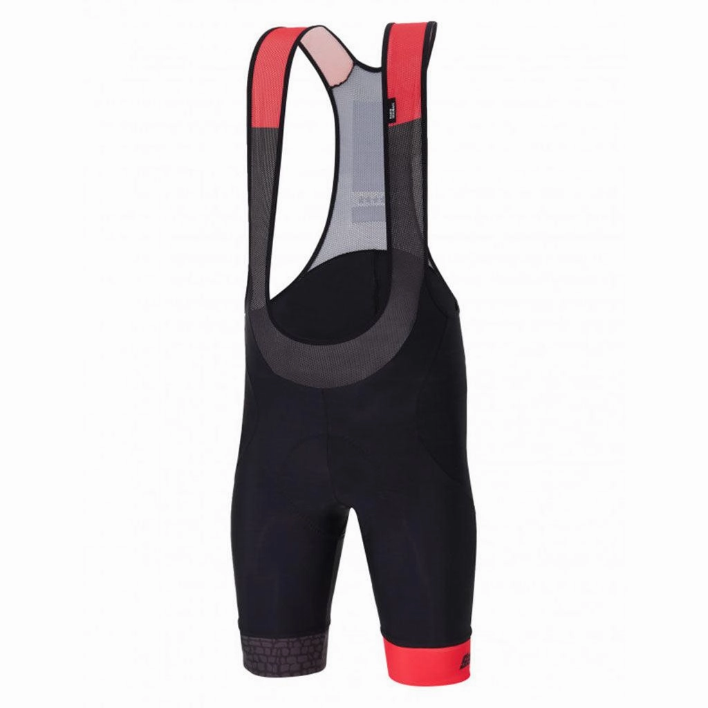 Santini TDF Parigi Roubaix Mens Cycling Bibshorts (Black)
