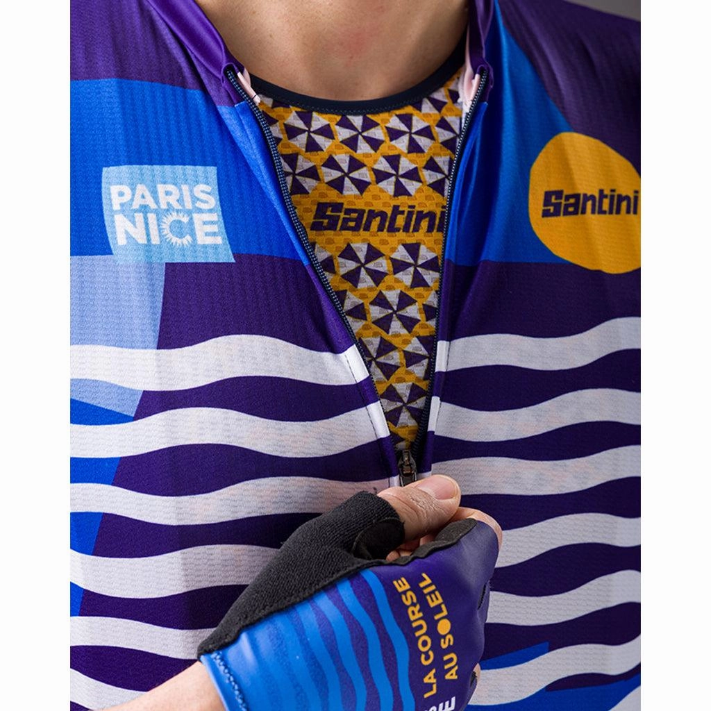 Santini TDF Paris Nice Mens Cycling Jersey (Print)