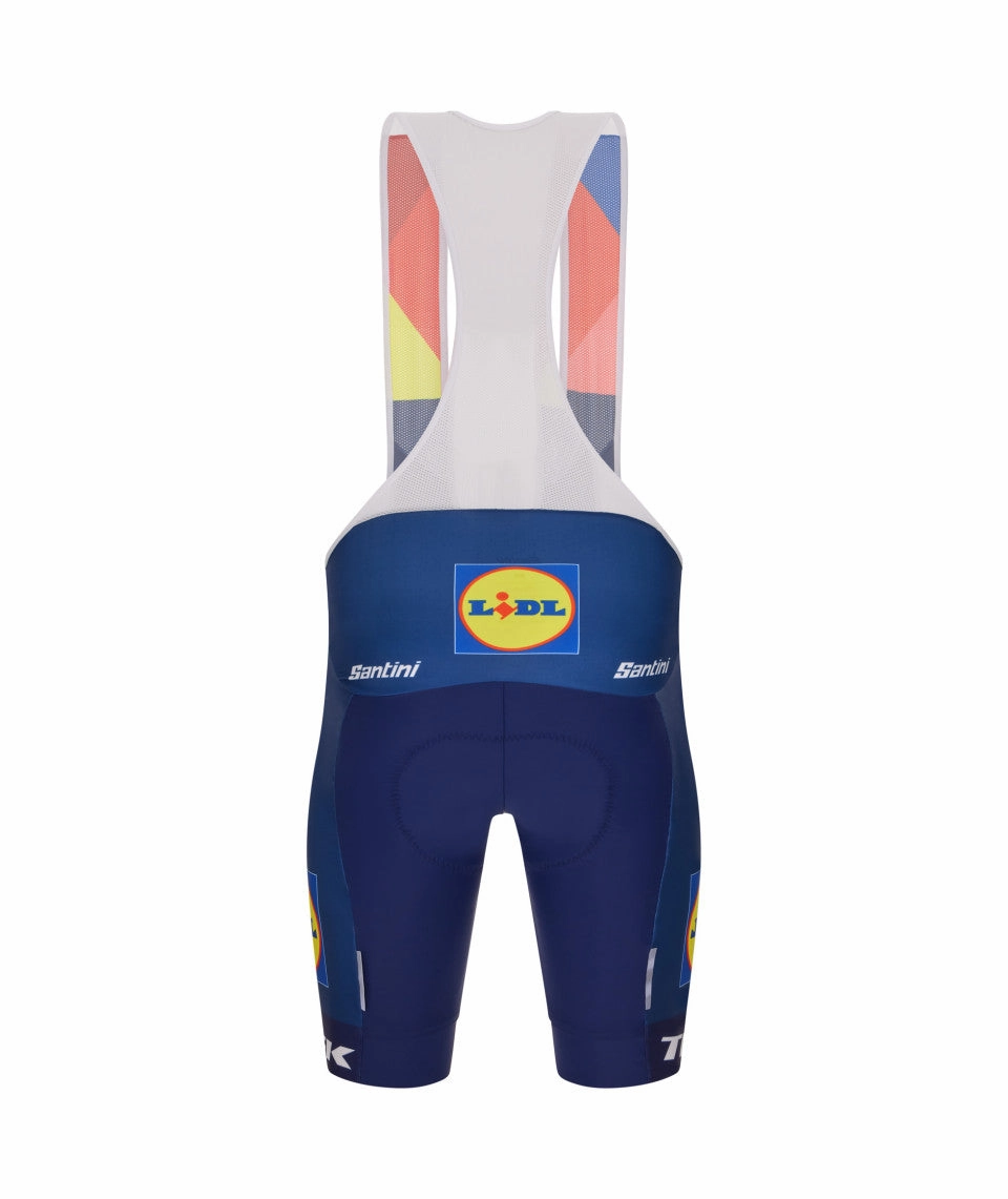 Santini Team Lidl Trek Men's Cycling Bibshorts (Marine Blue)