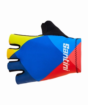 Santini Team Lidl Trek Unisex Cycling Gloves (Print)
