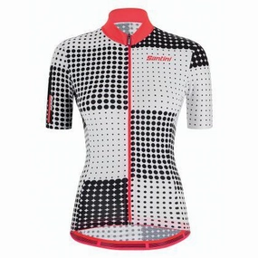 Santini Tono Sfera Women's Cycling Jersey (Black)
