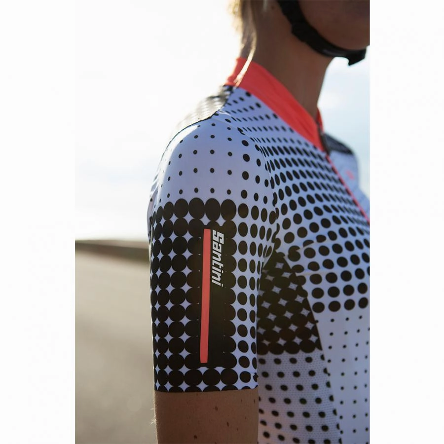 Santini Tono Sfera Women's Cycling Jersey (Black)