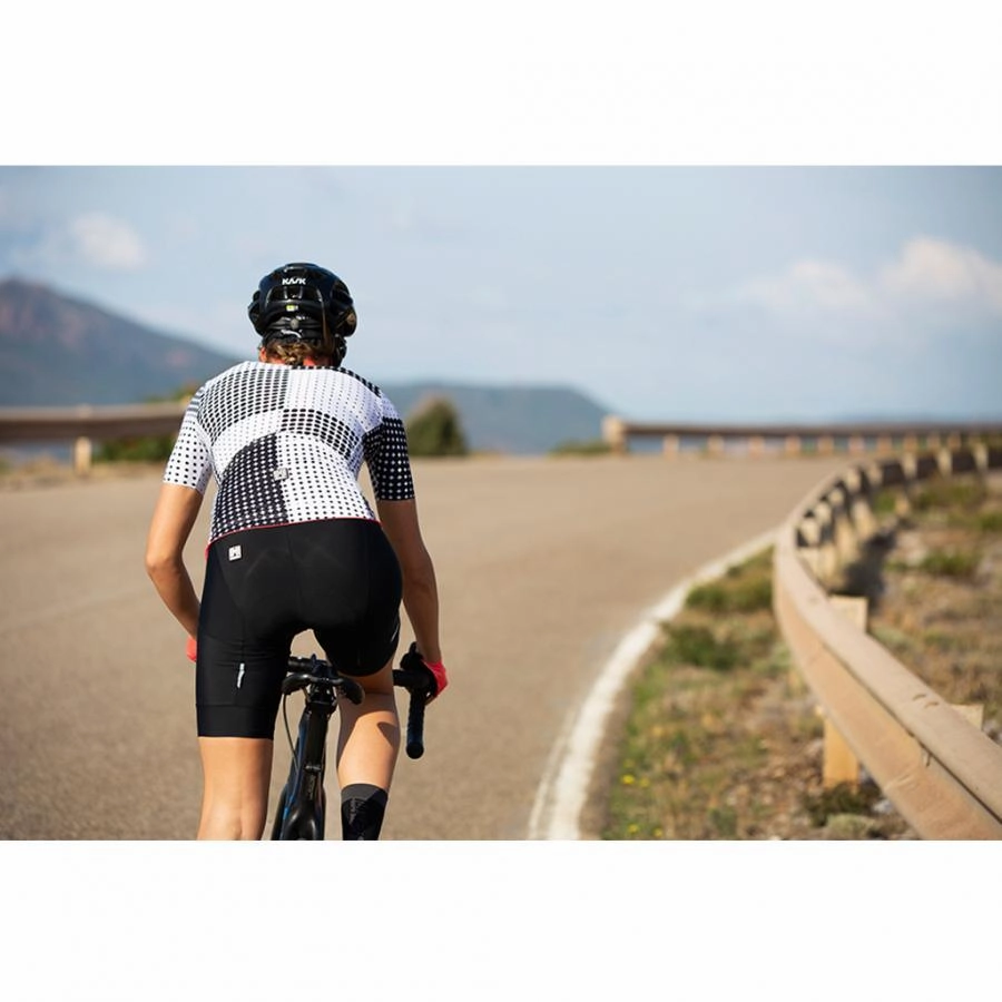 Santini Tono Sfera Women's Cycling Jersey (Black)