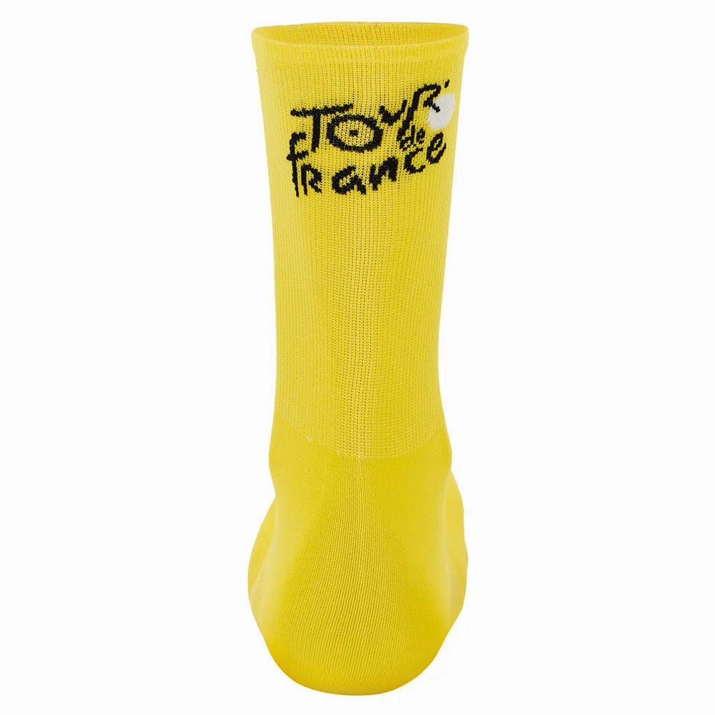 Santini Tour De France Overall Leader Unisex Cycling Socks (Yellow)