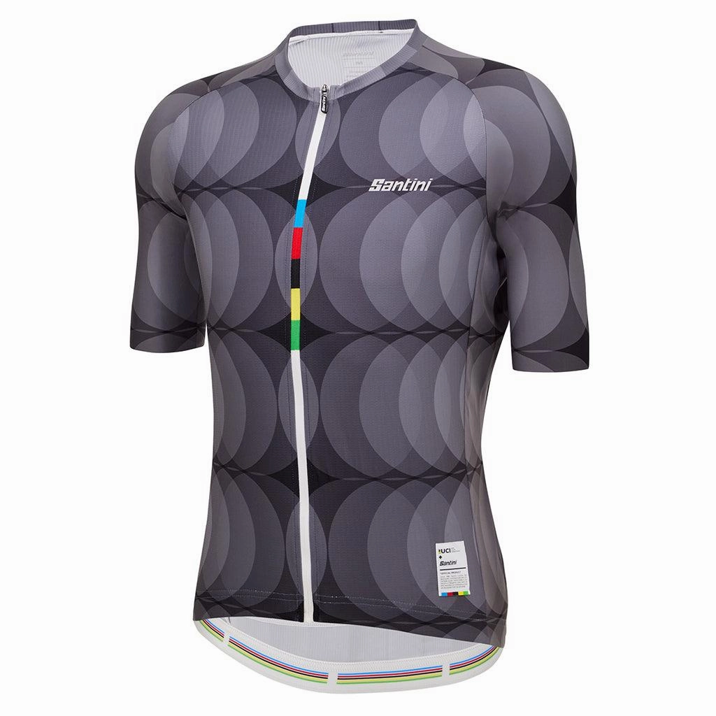 Santini UCI Barcelona 1973 Men's Cycling Jersey (Print)