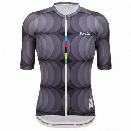 Santini UCI Barcelona 1973 Men's Cycling Jersey (Print)
