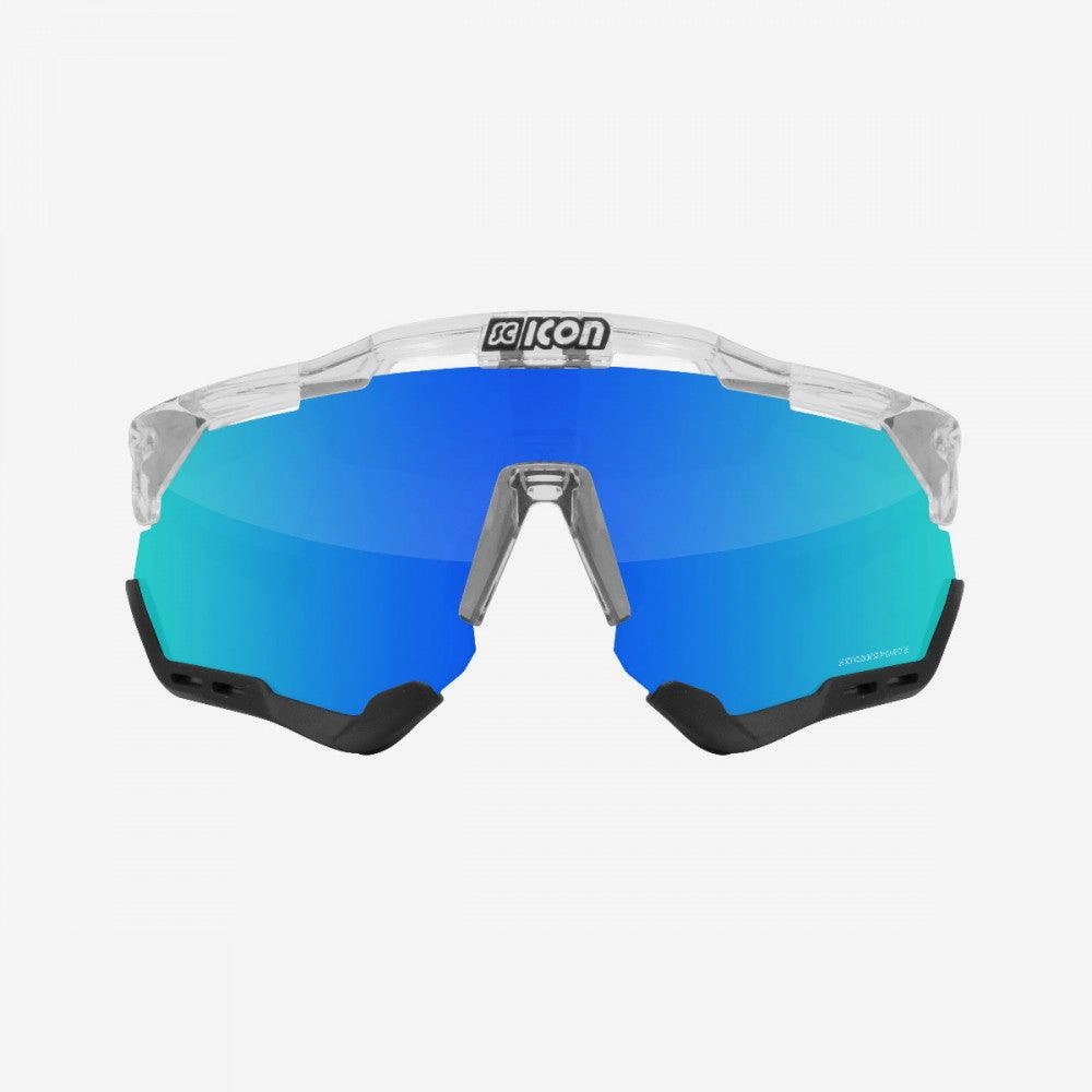 Scicon Aeroshade XL Sport Sunglasses (Multimirror Blue/Crystal Gloss)