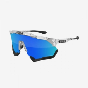 Scicon Aeroshade XL Sport Sunglasses (Multimirror Blue/Crystal Gloss)
