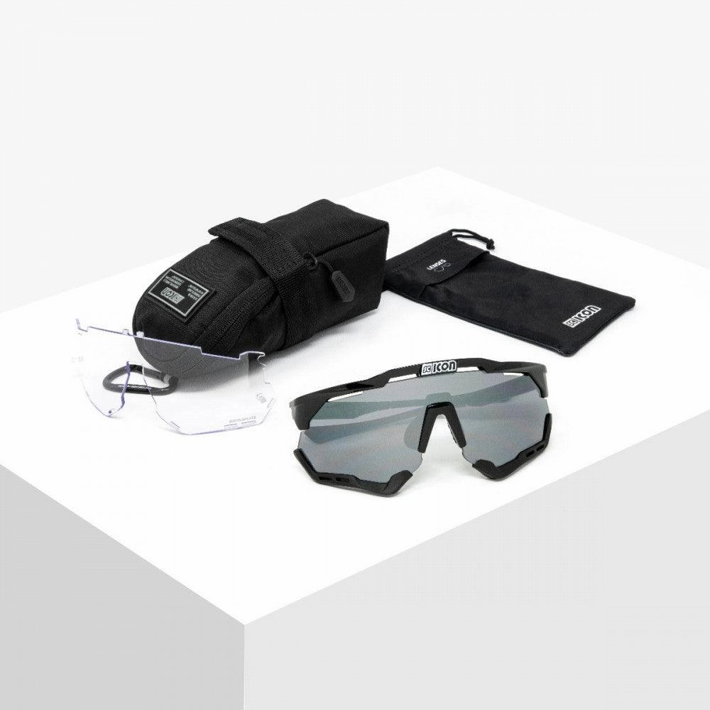 Scicon Aeroshade XL Sport Sunglasses (Multimirror Silver/White Gloss)