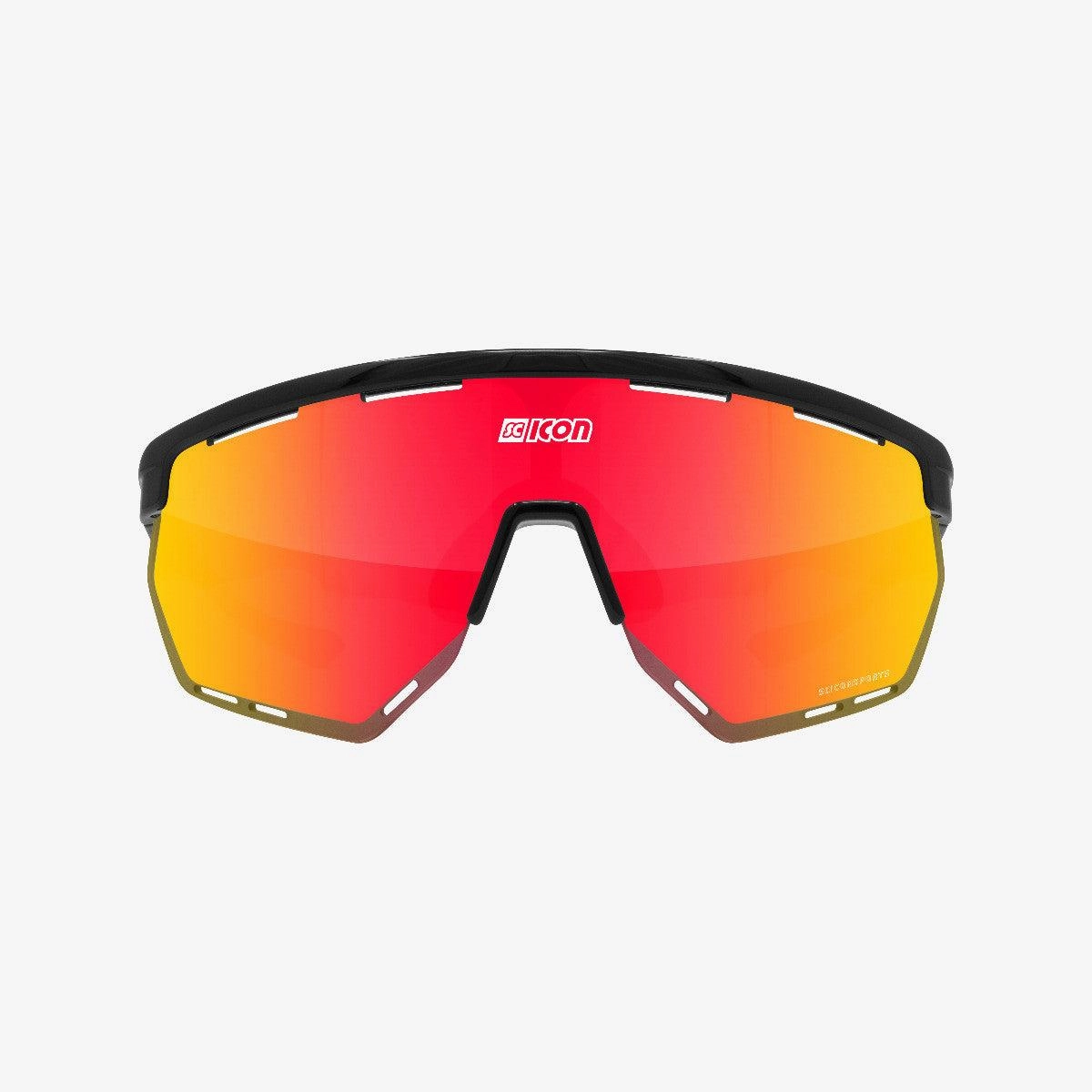 Scicon Aerowing Sport Sunglasses (Multimirror Red/Black)