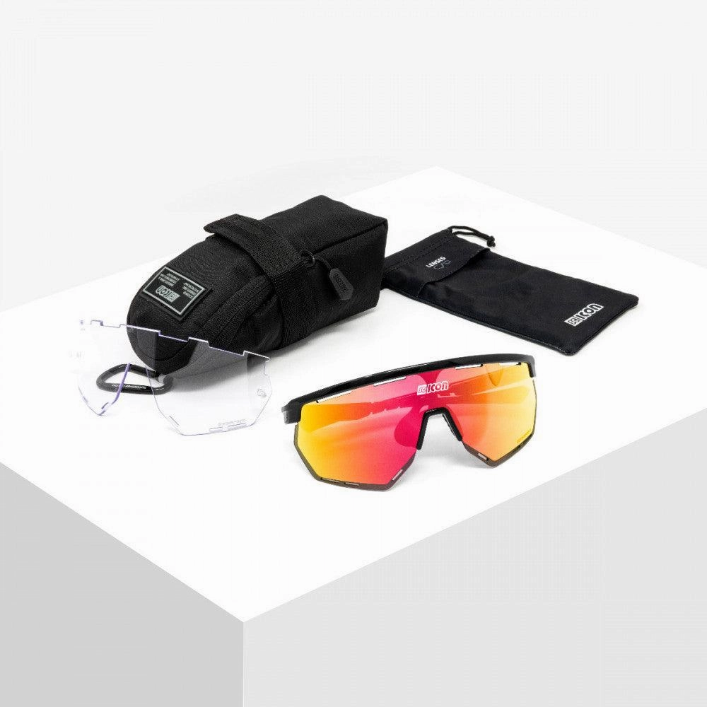 Scicon Aerowing Sport Sunglasses (Multimirror Red/White Gloss)