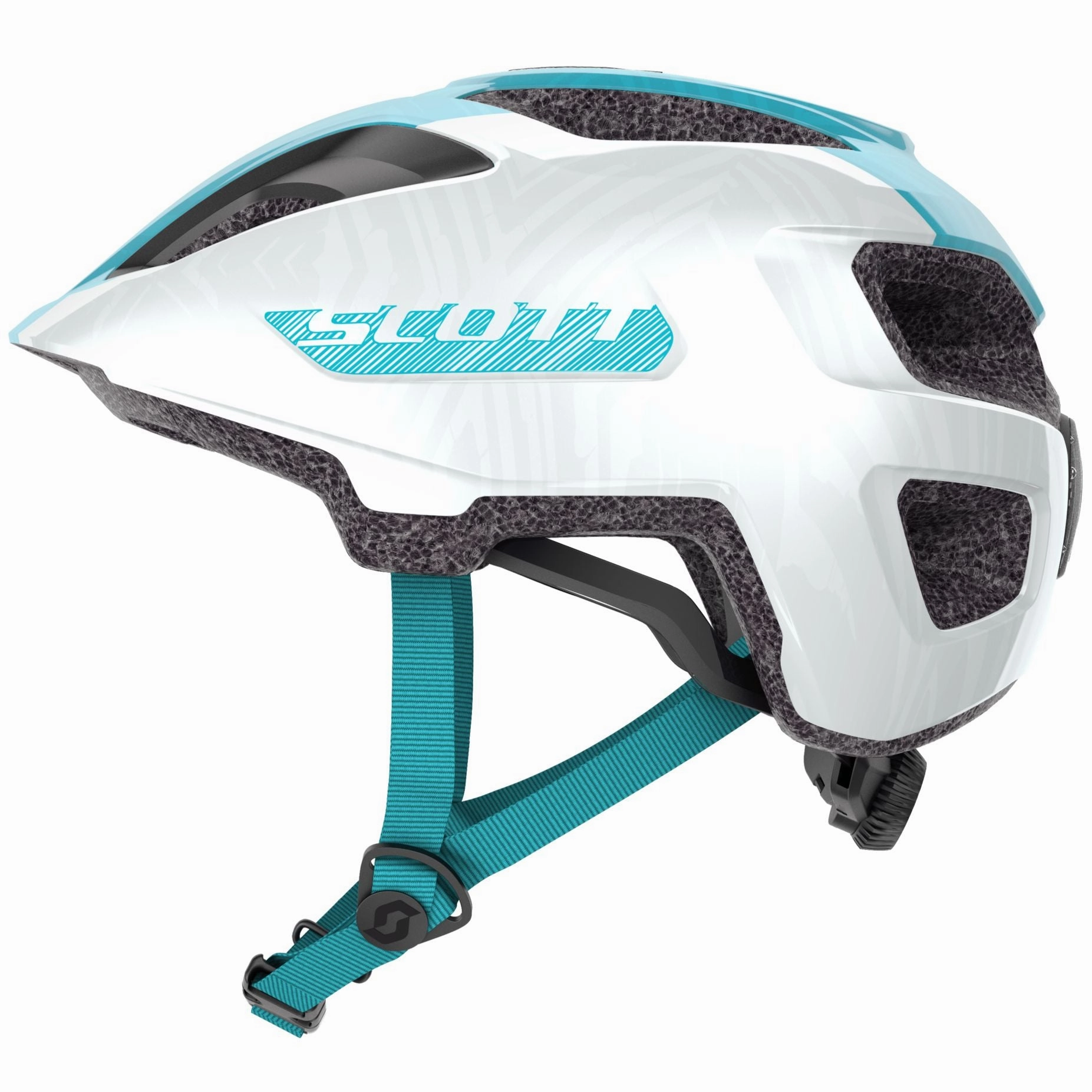 Scott Spunto Kid helmet - White blue
