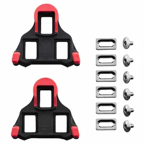 SPD-SL Shimano Cleats - Black/Red