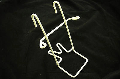 SPENCER WIRE BASKET HANDLEBAR HANGER ,HOLDER,HOOK FOR ATTACHING BASKET WHITE