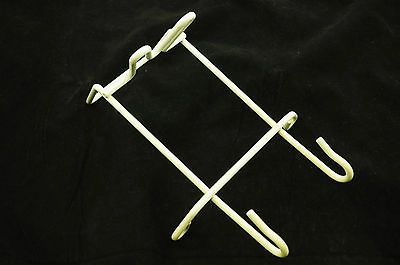 SPENCER WIRE BASKET HANDLEBAR HANGER ,HOLDER,HOOK FOR ATTACHING BASKET WHITE