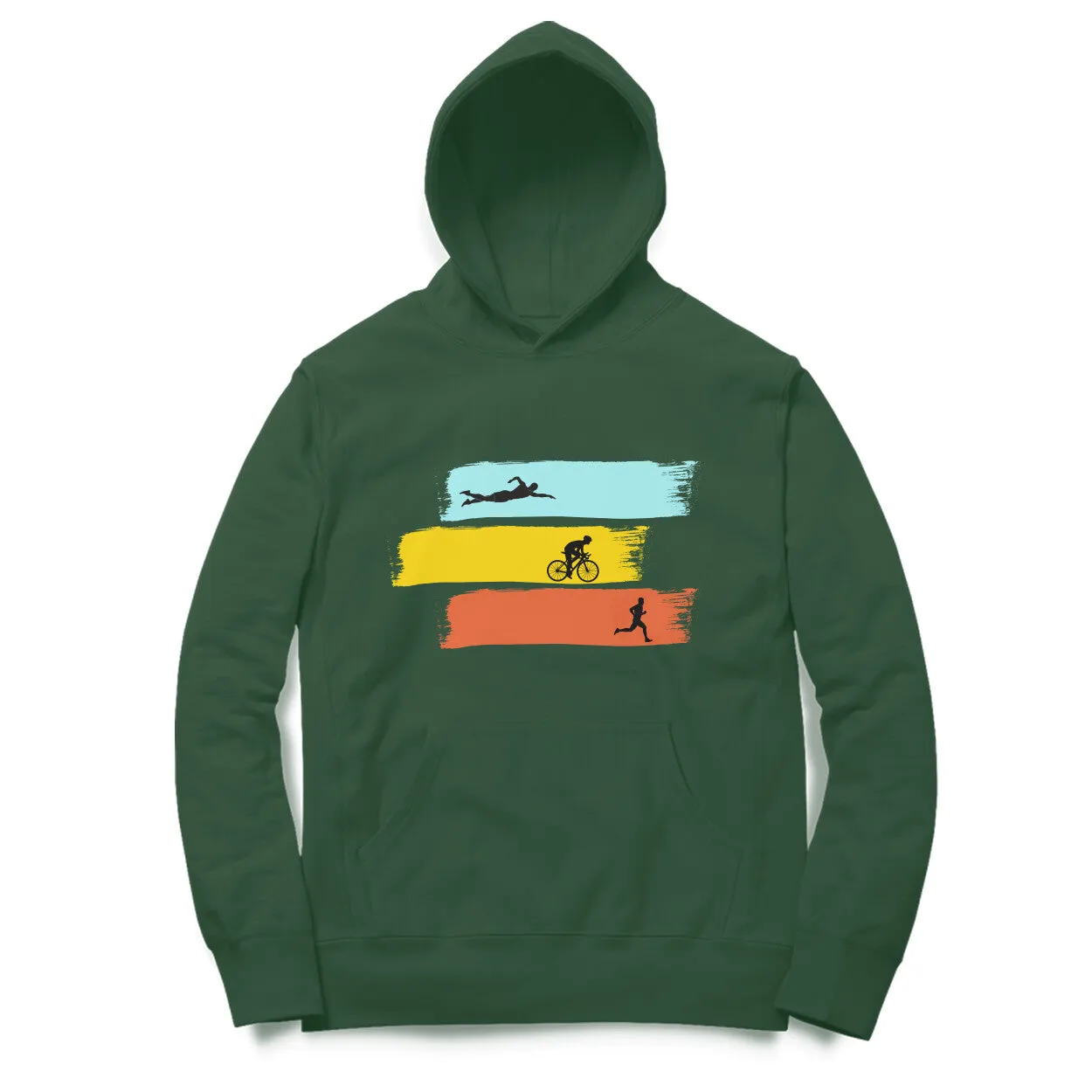 Sport Canvas Three Disciplines Regular Fit Unisex Hoodie