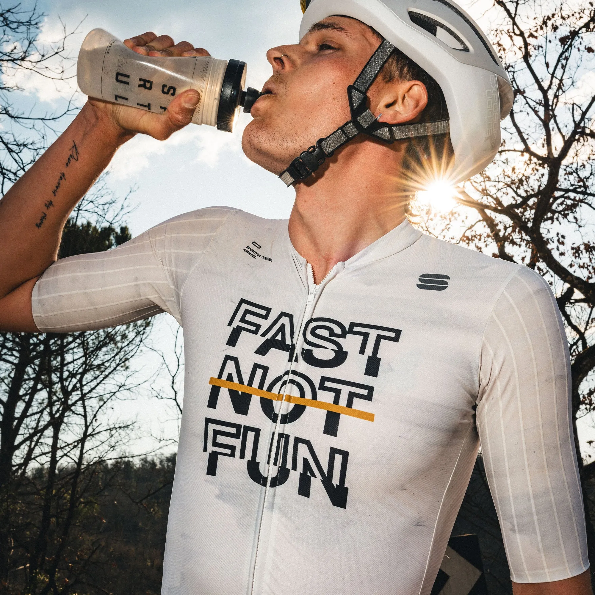 Sportful Fast Not Fun suit - White