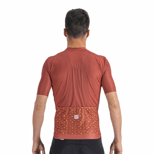 Sportful Checkmate Mens Cycling Jersey (Chilli Red Malives)