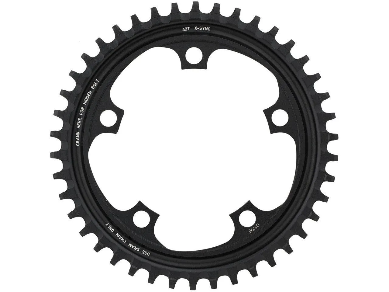Sram Rival X-Sync 10/11 Speed Chainring (Black)