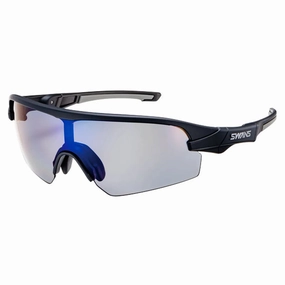 Swans STX DA-0151 Sport Sunglasses (Polarized Smoke/Matt Black)