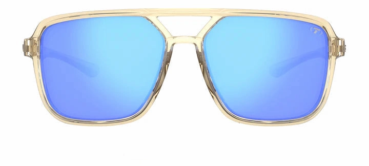 Tifosi Salto Sport Sunglasses (Sky Blue Mirror/Golden Ray)