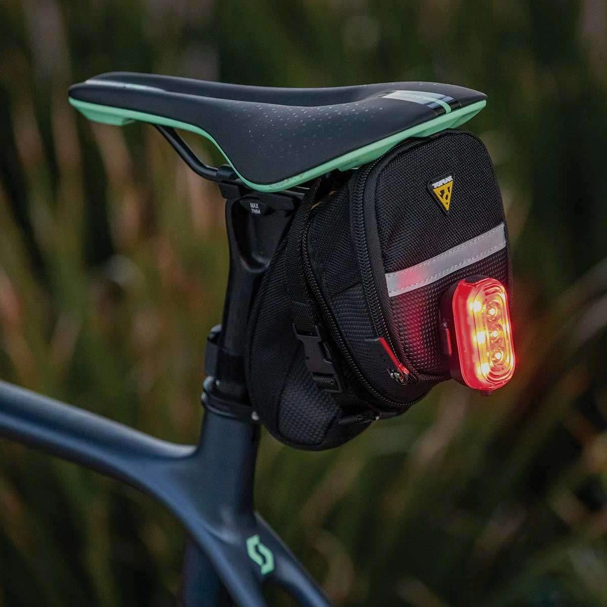 Topeak TailLux 100 USB Bicycle Tail Light - Red/Amber - TMS093RY