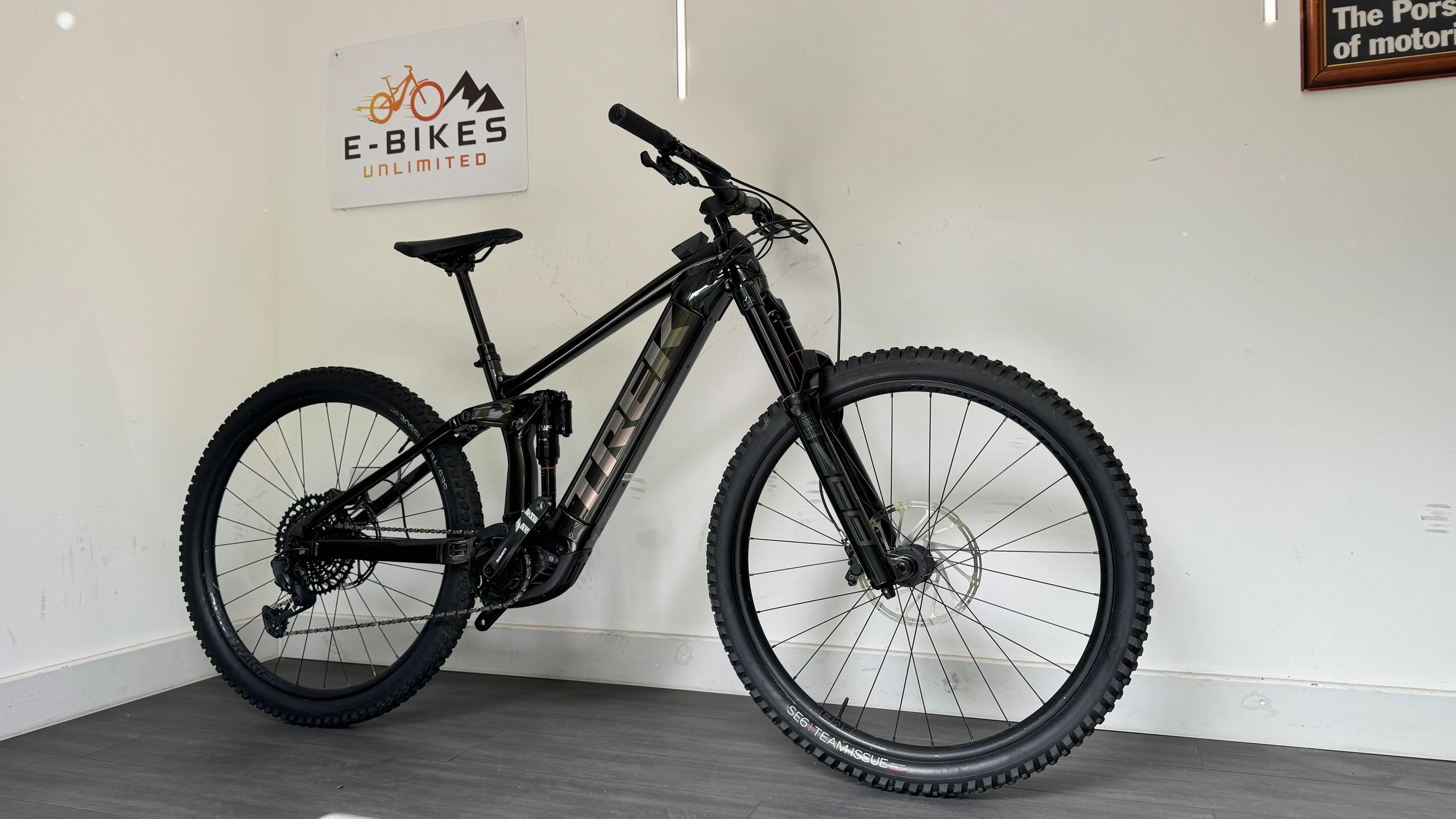 Trek Rail 9 GX GEN 2 Black Olive M 29" EBike ONLY 496 Miles Frame wrapped